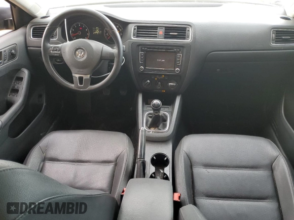 2012 Volkswagen Jetta Sedan SE w/Convenience & Sunroof PZEV with VIN 3VWBP7AJ1CM427707, listed as a Copart auction lot 45992795 with 130,766 mi miles and Salvage Title. Bid and sale history available at carsss.com. Image 8.