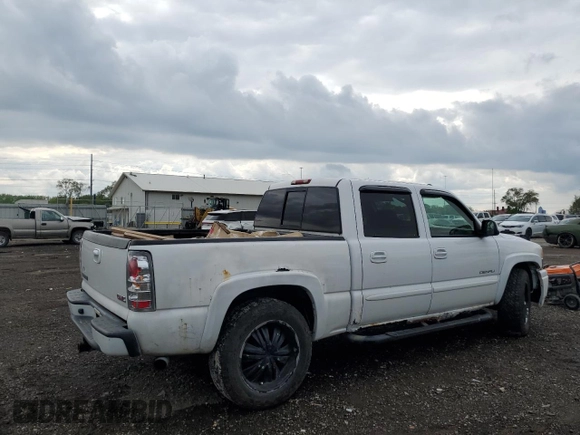 2005 GMC Sierra Denali z VIN 2GTEK63NX51184417, wystawiony jako Copart lot #55663955 z przebiegiem 201 401 mil mil oraz Tytuł czysty. Historia ofert i sprzedaży dostępna na DreamBid. Obrazek 3.