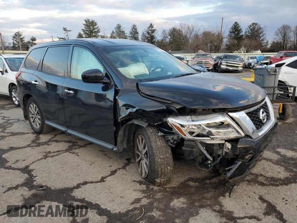2013 Nissan Pathfinder S with VIN 5N1AR2MM7DC646896, listed as a Copart auction lot 88399975 with 0 mi miles and Salvage Title. Bid and sale history available at carsss.com. Image 4.