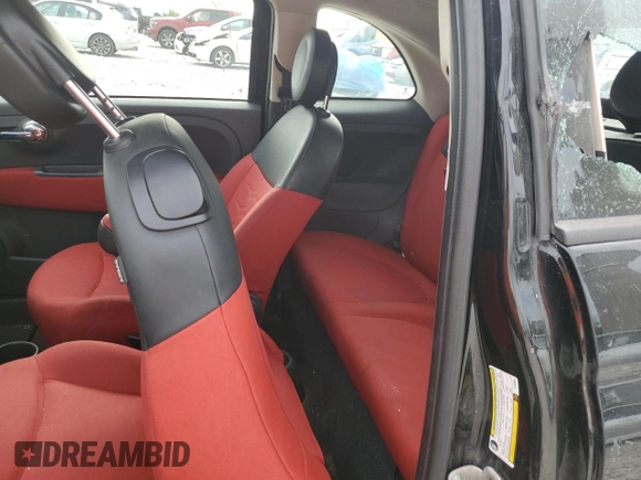 2015 FIAT 500 Pop with VIN 3C3CFFDR4FT663093, listed as a Copart auction lot 60199925 with 116,500 mi miles and Clean title. Bid and sale history available at DreamBid. Image 10.