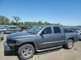 2006 Dodge Dakota SLT with VIN 1D7HW48NX8S546156, listed as a Copart auction lot 55455345 with 158,770 mi miles and Salvage title. Bid and sale history available at DreamBid. Image 1.