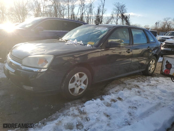 2004 Chevrolet Malibu Maxx LT with VIN 1G1ZU64834F145818, listed as a Copart auction lot 88210005 with 163,090 mi miles and Clean Title. Bid and sale history available at carsss.com. Image 1.