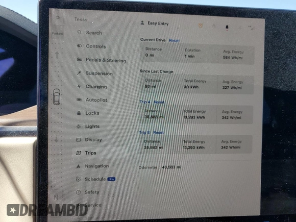 2021 Tesla Model S Plaid с VIN 5YJSA1E64MF451576, выставлен на аукционе Copart как лот 45425625 с пробегом 40 563 миль миль и Списание • Salvage title. История ставок и продаж доступна на DreamBid. Изображение 9.