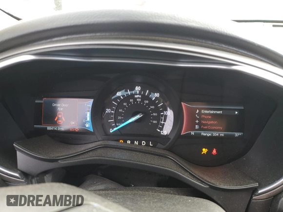 2019 Ford Fusion SE with VIN 3FA6P0LU4KR274282, listed as a Copart auction lot 88794235 with 88,414 mi miles and Clean Title. Bid and sale history available at DreamBid. Image 9.