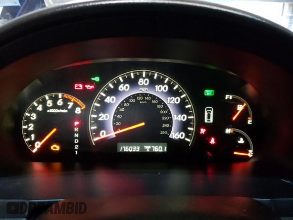 2006 Honda Odyssey EX-L with VIN 5FNRL38666B114457, listed as a Copart auction lot 46880885 with 176,033 mi miles and Salvage Title. Bid and sale history available at carsss.com. Image 9.