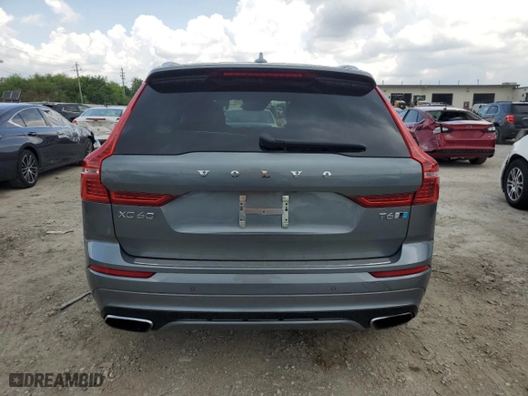 2019 Volvo XC60 R-Design with VIN LYVA22RM7KB247120, listed as a Copart auction lot 62085664 with 20,323 mi miles and Salvage Title. Bid and sale history available at carsss.com. Image 6.