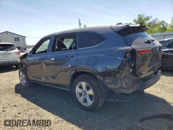 2020 Toyota Highlander LE with VIN 5TDBZRBH0LS010616, listed as a Copart auction lot 54937455 with 77,606 mi miles and Salvage title. Bid and sale history available at DreamBid. Image 2.