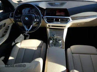 2020 BMW 3 Series 330i xDrive with VIN 3MW5R7J06L8B33548, listed as a Copart auction lot 47191195 with 40,222 mi miles and Salvage Title. Bid and sale history available at carsss.com. Image 8.