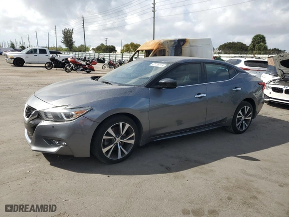2017 Nissan Maxima SV with VIN 1N4AA6AP0HC437982, listed as a Copart auction lot 47739115 with 40,440 mi miles and Clean Title. Bid and sale history available at carsss.com. Image 1.
