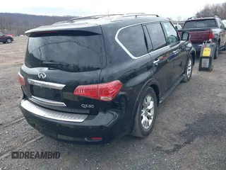 2014 Infiniti QX80 z VIN JN8AZ2NE6E9064884, wystawiony jako IAAI lot #41776998 z przebiegiem 141 989 mil mil oraz . Historia ofert i sprzedaży dostępna na DreamBid. Obrazek 4.