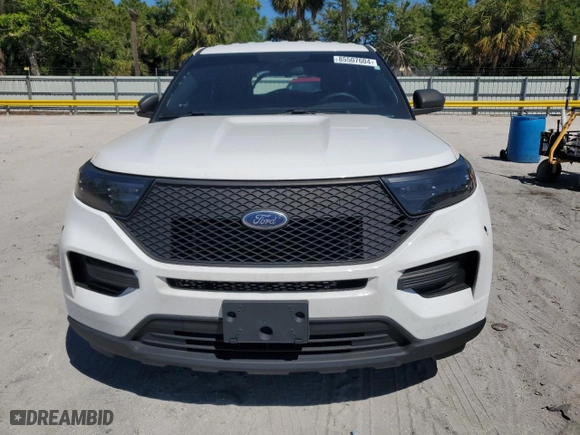 2021 Ford Police Interceptor Utility with VIN 1FM5K8AB1MGC31612, listed as a Copart auction lot 85507604 with 26,829 mi miles and Non Repairable. Bid and sale history available at carsss.com. Image 5.