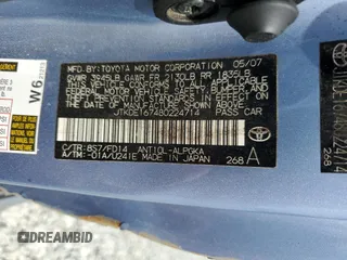 2008 Scion tC Spec z VIN JTKDE167480224714, wystawiony jako Copart lot #52895175 z przebiegiem 214 018 mil mil oraz Szkoda całkowita • Salvage title. Historia ofert i sprzedaży dostępna na DreamBid. Obrazek 12.