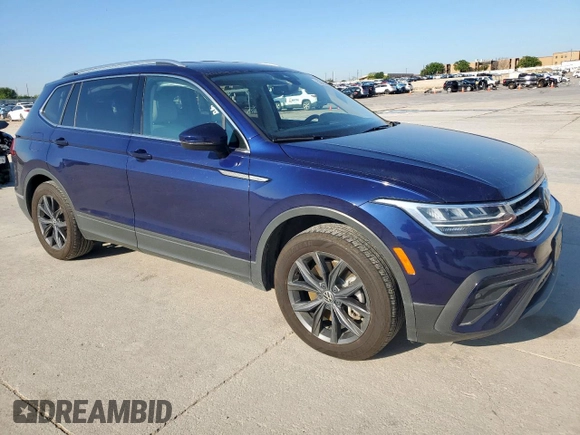 2022 Volkswagen Tiguan SE with VIN 3VV3B7AX2NM024334, listed as a Copart auction lot 52183095 with 26,849 mi miles and Salvage Title. Bid and sale history available at DreamBid. Image 4.