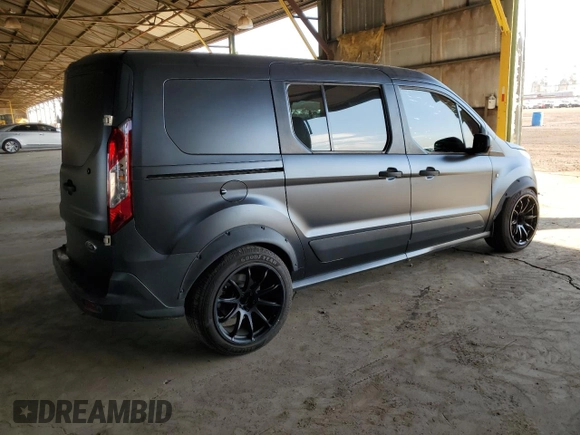 2015 Ford Transit Connect XL with VIN NM0GS9E76F1208127, listed as a Copart auction lot 75358604 with 151,670 mi miles and Salvage title. Bid and sale history available at DreamBid. Image 3.