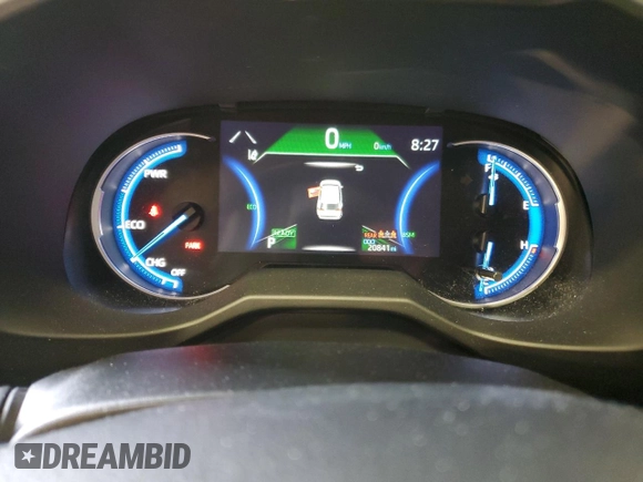 2023 Toyota RAV4 Hybrid XLE with VIN 4T3RWRFV8PU092848, listed as a Copart auction lot 51754275 with 20,841 mi miles and Salvage Title. Bid and sale history available at carsss.com. Image 9.