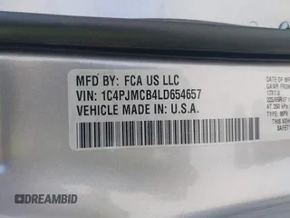 2020 Jeep Cherokee Latitude with VIN 1C4PJMCB4LD654657, listed as a IAAI auction lot 42113003 with 67,062 mi miles and . Bid and sale history available at DreamBid. Image 9.