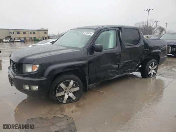 2014 Honda Ridgeline SE with VIN 5FPYK1F63EB013369, listed as a Copart auction lot 86494694 with 0 mi miles and Salvage Title. Bid and sale history available at carsss.com. Image 1.
