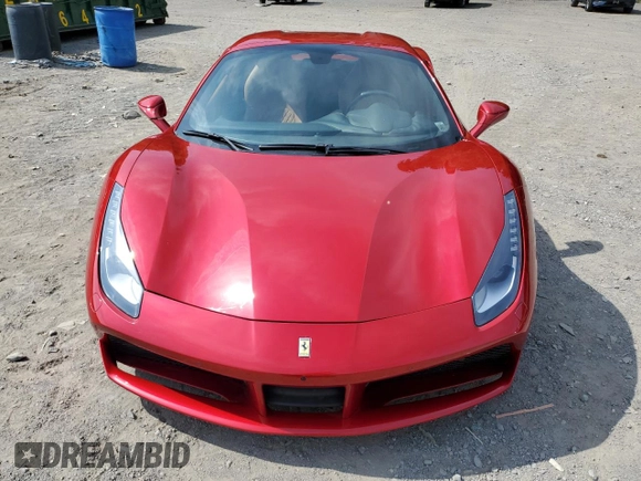 2019 Ferrari 488 z VIN ZFF80AMA4K0238692, wystawiony jako Copart lot #72172804 z przebiegiem Nie podano mil oraz Szkoda całkowita • Salvage title. Historia ofert i sprzedaży dostępna na DreamBid. Obrazek 5.