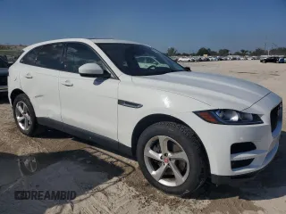 2018 Jaguar F-Pace 30t Premium with VIN SADCJ2GX7JA236427, listed as a Copart auction lot 47453385 with 54,123 mi miles and Salvage title. Bid and sale history available at DreamBid. Image 4.