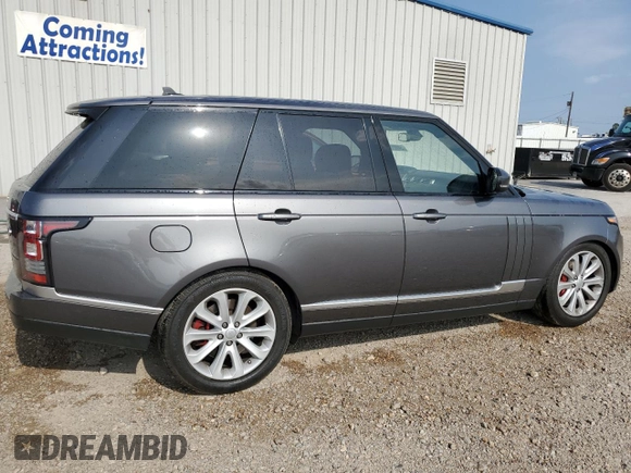 2016 Land Rover Range Rover HSE with VIN SALGS2VF7GA254173, listed as a Copart auction lot 54421575 with 49,487 mi miles and Clean title. Bid and sale history available at DreamBid. Image 3.