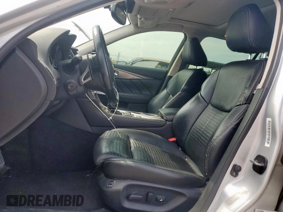 2017 Infiniti Q50 Red Sport 400 with VIN JN1FV7AP2HM851093, listed as a Copart auction lot 50955125 with 59,688 mi miles and Clean title. Bid and sale history available at DreamBid. Image 7.