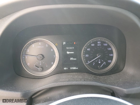 2016 Hyundai Tucson Limited with VIN KM8J3CA20GU203899, listed as a Copart auction lot 50232195 with 91,585 mi miles and Salvage Title. Bid and sale history available at carsss.com. Image 9.