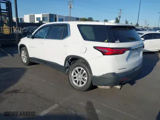2022 Chevrolet Traverse LS with VIN 1GNERFKW4NJ104127, listed as a IAAI auction lot 41634489 with 47,538 mi miles. Bid and sale history available at carsss.com. Image 3.