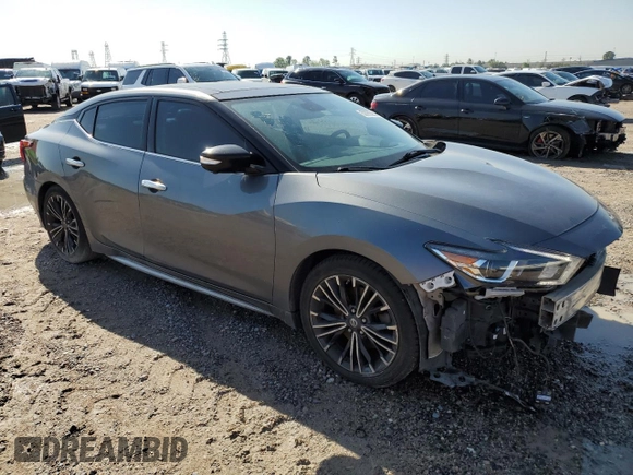 2017 Nissan Maxima SV with VIN 1N4AA6AP8HC371293, listed as a Copart auction lot 50260255 with 110,225 mi miles and Salvage Title. Bid and sale history available at carsss.com. Image 4.