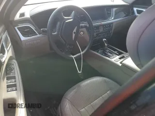 2015 Hyundai Genesis 3.8L with VIN KMHGN4JE6FU098529, listed as a Copart auction lot 76175104 with 0 mi miles and Salvage Title. Bid and sale history available at carsss.com. Image 8.