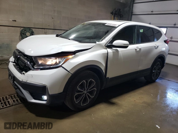 2020 Honda CR-V EX with VIN 2HKRW2H53LH651731, listed as a Copart auction lot 55991695 with 90,450 mi miles and Salvage Title. Bid and sale history available at DreamBid. Image 1.