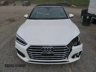 2018 Audi A5 Cabriolet Premium Plus z VIN WAUYNGF59JN017168, wystawiony jako Copart lot #57967415 z przebiegiem 12 383 mil mil oraz Szkoda całkowita • Salvage title. Historia ofert i sprzedaży dostępna na DreamBid. Obrazek 5.