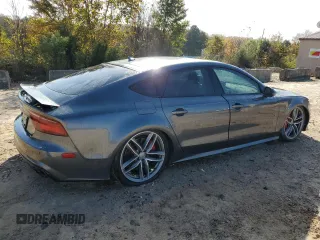 2017 Audi S7 Premium Plus with VIN WAUWFAFCXHN017108, listed as a Copart auction lot 78624684 with 63,512 mi miles and Salvage Title. Bid and sale history available at carsss.com. Image 3.