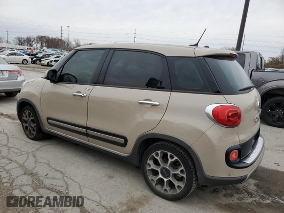 2014 FIAT 500L Trekking with VIN ZFBCFADHXEZ018223, listed as a Copart auction lot 80193974 with 96,651 mi miles and Clean Title. Bid and sale history available at carsss.com. Image 2.