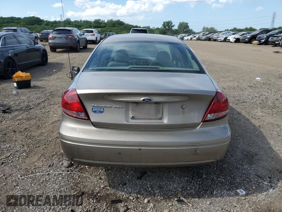 2005 Ford Taurus SEL with VIN 1FAFP56U25A287362, listed as a Copart auction lot 62753335 with 155,036 mi miles and Salvage title. Bid and sale history available at DreamBid. Image 6.