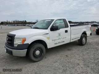 2014 Ford F-150 XL with VIN 1FTMF1CM4EKD78497, listed as a Copart auction lot 48107555 with 145,731 mi miles and Clean Title. Bid and sale history available at carsss.com. Image 1.