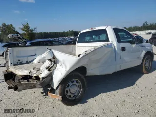 2012 Ford F-150 XL with VIN 1FTNF1CT5CKD64925, listed as a Copart auction lot 74139544 with 294,233 mi miles and Salvage Title. Bid and sale history available at carsss.com. Image 3.