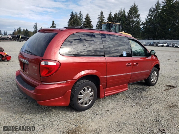 2007 Chrysler Town & Country LWB Limited with VIN 2A8GP64L27R316283, listed as a Copart auction lot 76139604 with 82,238 mi miles and Salvage Title. Bid and sale history available at carsss.com. Image 3.
