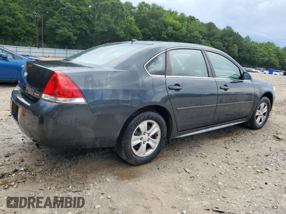 2014 Chevrolet Impala LS with VIN 2G1WA5E33E1127966, listed as a Copart auction lot 61458245 with 166,744 mi miles and Salvage title. Bid and sale history available at DreamBid. Image 3.