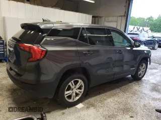 2020 GMC Terrain SLE with VIN 3GKALTEV2LL103899, listed as a Copart auction lot 59542635 with 55,524 mi miles and Salvage title. Bid and sale history available at DreamBid. Image 3.