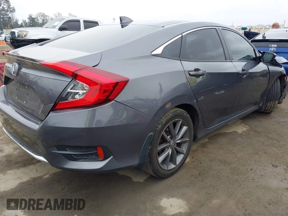2019 Honda Civic Sedan EX with VIN 19XFC1F38KE201910, listed as a IAAI auction lot 41892284 with 319,049 mi miles. Bid and sale history available at carsss.com. Image 4.