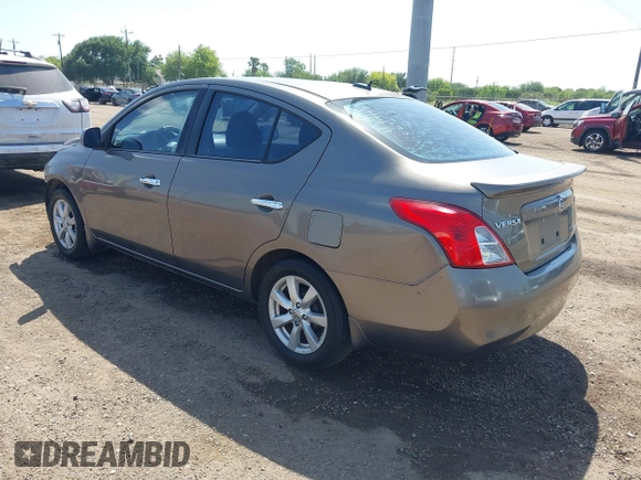 2012 Nissan Versa SV with VIN 3N1CN7AP8CL906636, listed as a IAAI auction lot 42007827 with 111,627 mi miles. Bid and sale history available at carsss.com. Image 3.