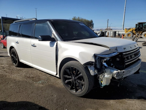 2016 Ford Flex SEL with VIN 2FMGK5C8XGBA11583, listed as a Copart auction lot 43428455 with 145,449 mi miles and Salvage Title. Bid and sale history available at carsss.com. Image 4.
