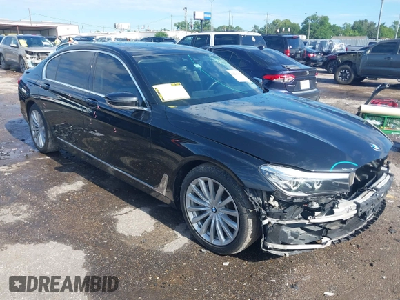 2017 BMW 7 Series 740i with VIN WBA7E2C5XHG739508, listed as a IAAI auction lot 42226064 with 70,333 mi miles and . Bid and sale history available at DreamBid. Image 1.