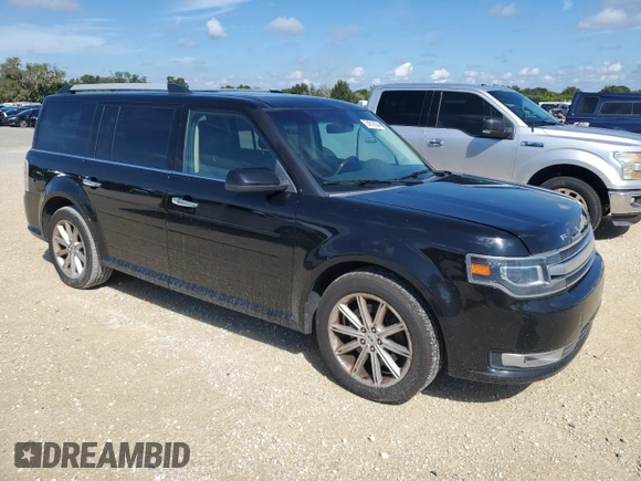 2017 Ford Flex Limited with VIN 2FMHK6D8XHBA11593, listed as a Copart auction lot 74019164 with 129,100 mi miles and Clean Title. Bid and sale history available at carsss.com. Image 4.