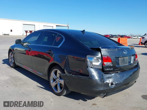 2008 Lexus GS 350 with VIN JTHBE96S580041922, listed as a IAAI auction lot 41714319 with 165,988 mi miles. Bid and sale history available at carsss.com. Image 3.