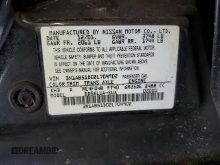 2002 Nissan Sentra SE-R Spec V z VIN 3N1AB51D02L704902, wystawiony jako Copart lot #58569695 z przebiegiem 181 377 mil mil oraz Szkoda całkowita • Salvage title. Historia ofert i sprzedaży dostępna na DreamBid. Obrazek 13.