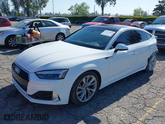 2023 Audi A5 Sportback Premium z VIN WAUABCF56PA039597, wystawiony jako IAAI lot #41979540 z przebiegiem 32 654 mil mil oraz . Historia ofert i sprzedaży dostępna na DreamBid. Obrazek 17.