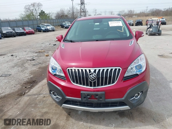 2016 Buick Encore Convenience with VIN KL4CJFSB3GB630339, listed as a IAAI auction lot 41939419 with 83,293 mi miles. Bid and sale history available at carsss.com. Image 12.
