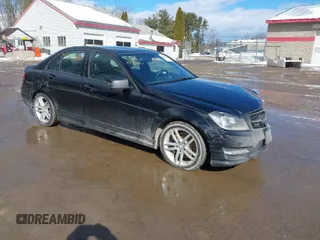 2014 Mercedes-Benz C-Class C 300 Sport with VIN WDDGF8AB9EA910300, listed as a IAAI auction lot 41634366 with 116,854 mi miles. Bid and sale history available at carsss.com. Image 1.