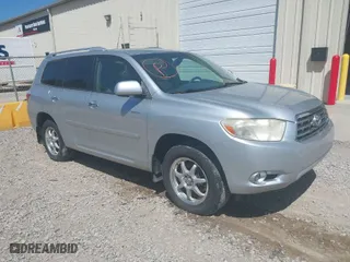 2009 Toyota Highlander Limited with VIN JTEDS42A592091837, listed as a IAAI auction lot 42062101 with 279,468 mi miles. Bid and sale history available at carsss.com. Image 1.